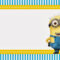 Despicable Me: Invitations And Party Free Printables. In intended for Minion Card Template