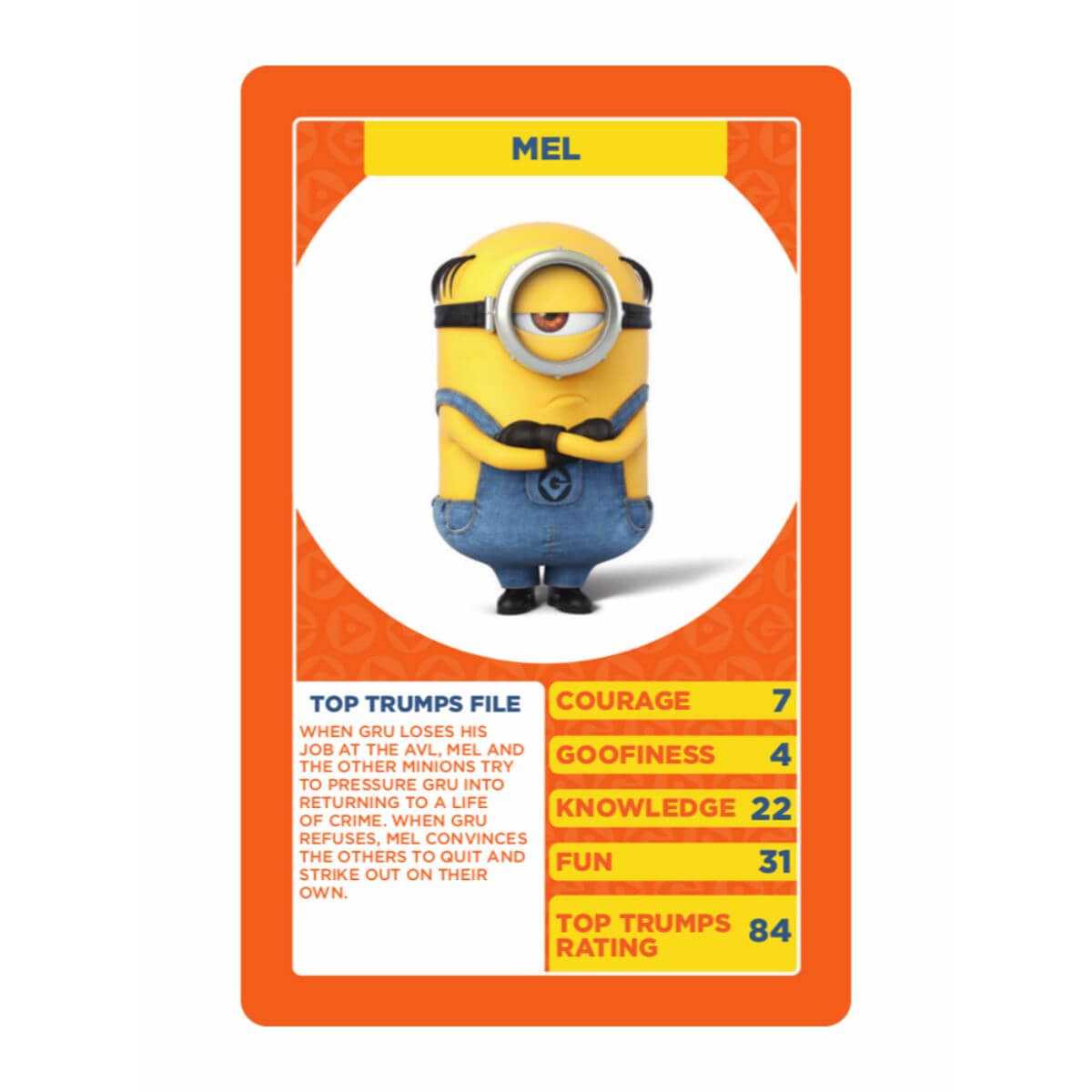 Details About Despicable Me 3 Top Trumps Card Game In Top Trump Card Template