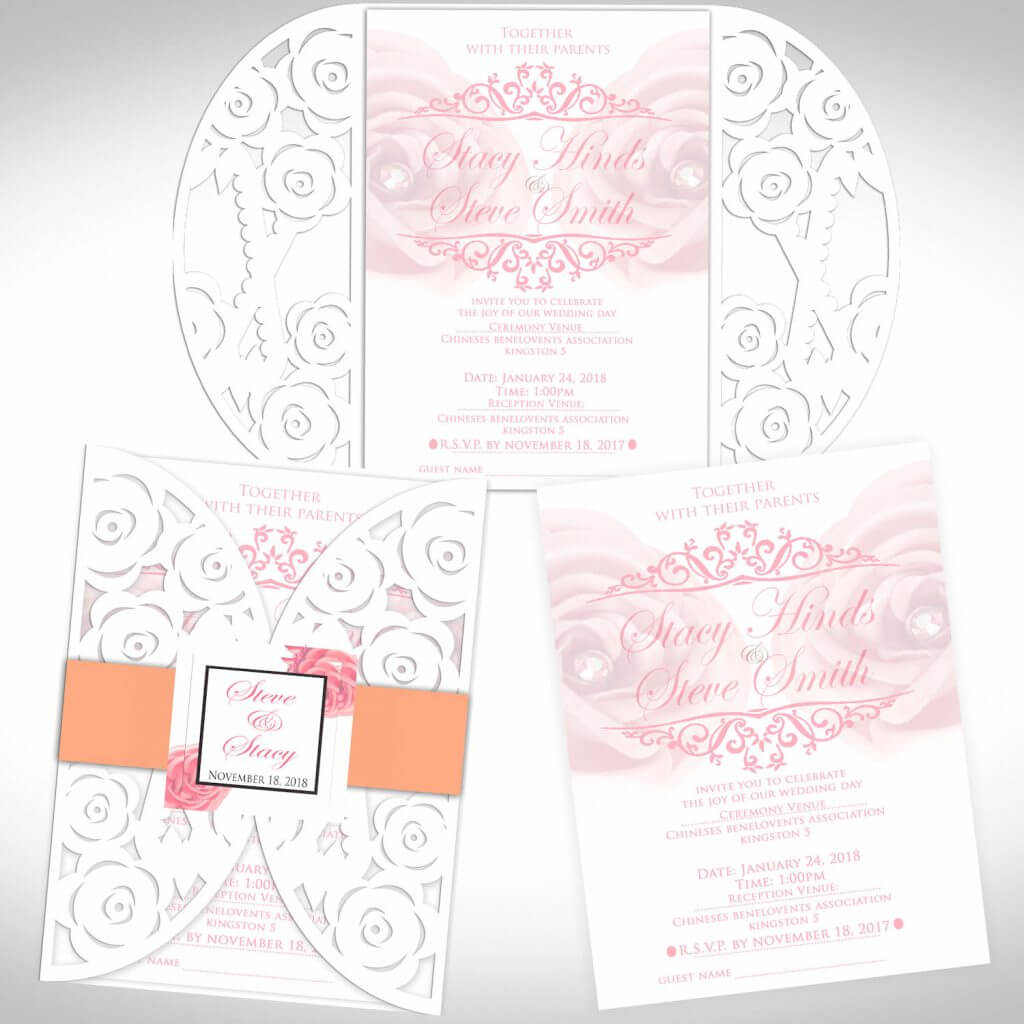 Die Cut Wedding Invitations Tree Invitation Ideas Design For Celebrate It Templates Place Cards