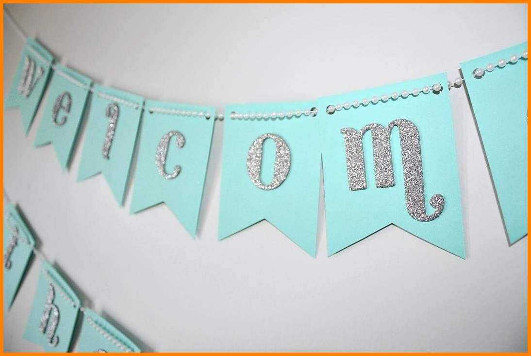 Diy Baby Shower Banner Architecture Excellent Idea Inside Diy Baby Shower Banner Template