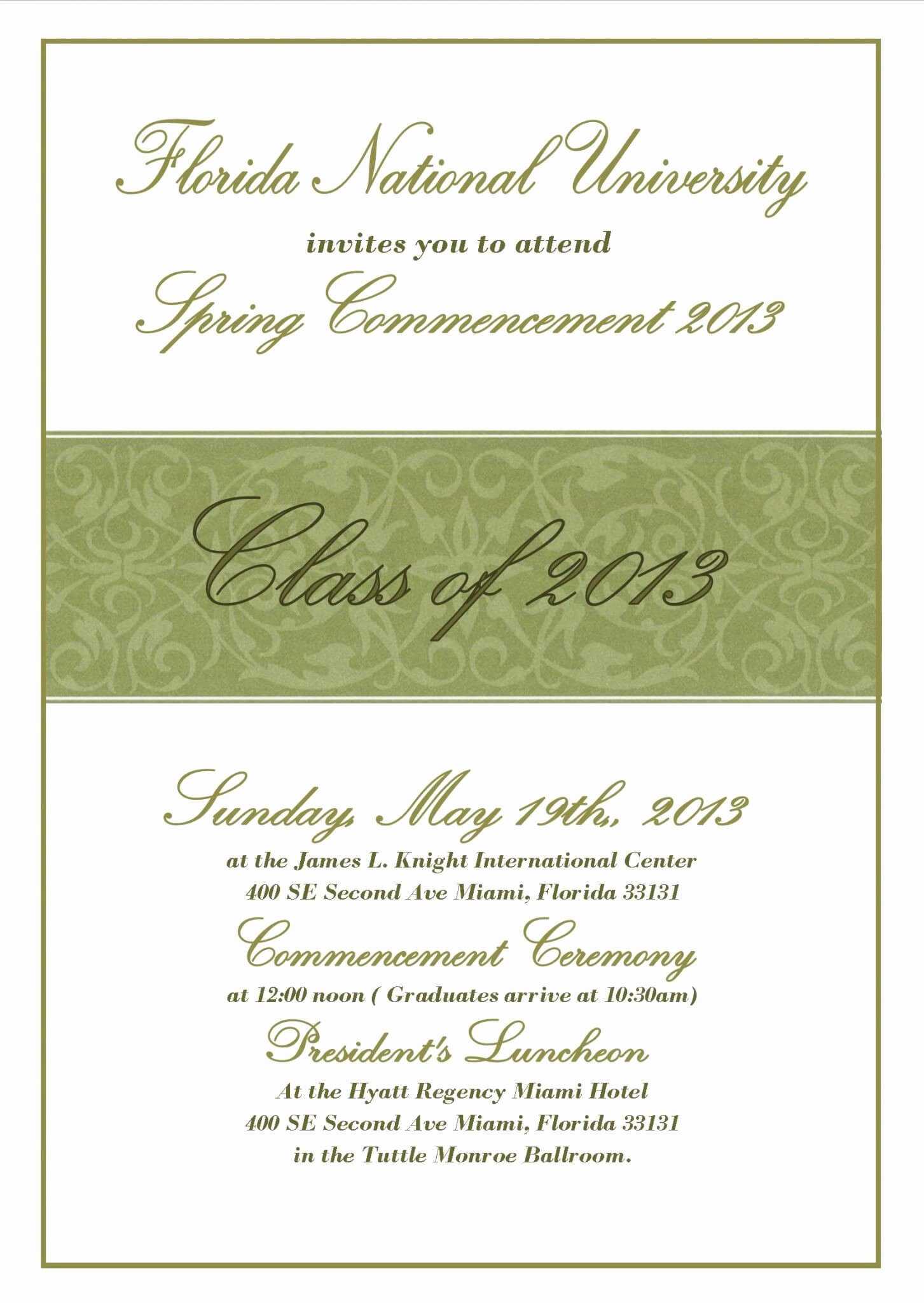 Diy Wedding Announcements 024 Graduation Invitation Intended For Graduation Invitation Templates Microsoft Word