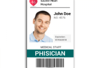 Doctor Id Card #2 | Wit Research | Id Card Template inside Hospital Id Card Template