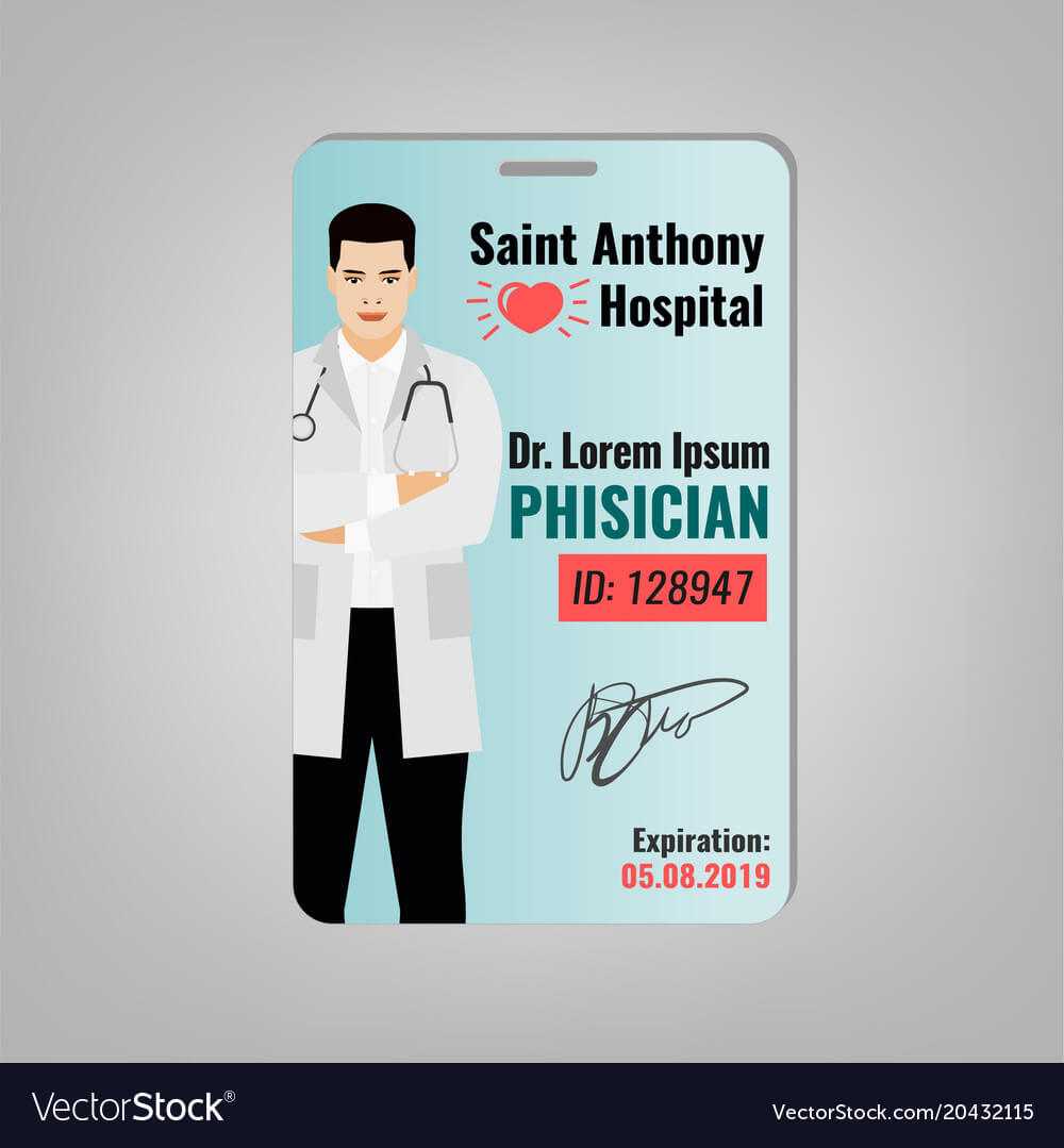 Doctor Id Card Pertaining To Doctor Id Card Template