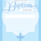 Dotted Blue - Baptism &amp; Christening Invitation Template with Blank Christening Invitation Templates