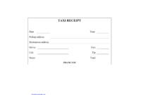 Download Blank Printable Taxi Cab Receipt Template Excel regarding Blank Taxi Receipt Template