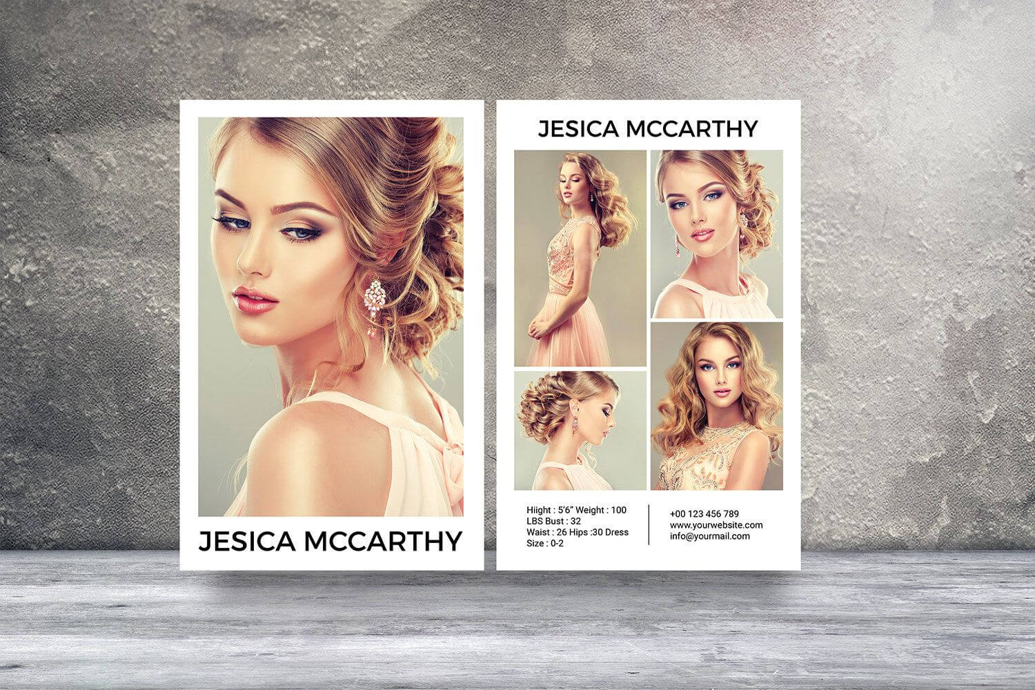 Download Comp Card Template - Atlantaauctionco For Free Comp Card Template
