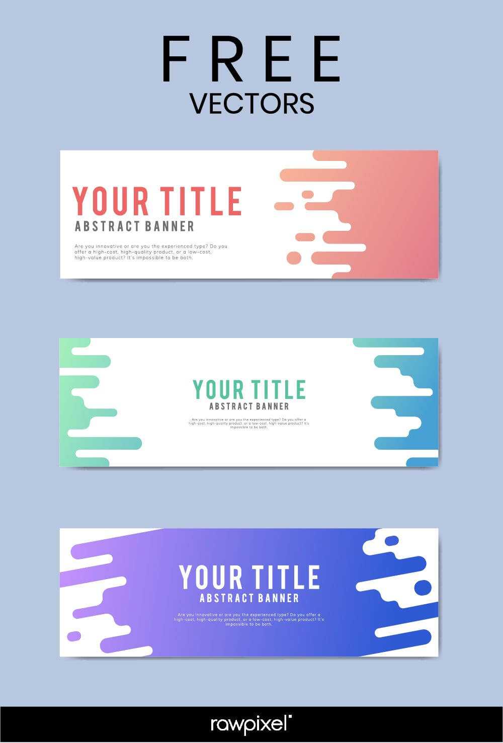 Download Free Modern Business Banner Templates At Rawpixel Throughout Free Website Banner Templates Download