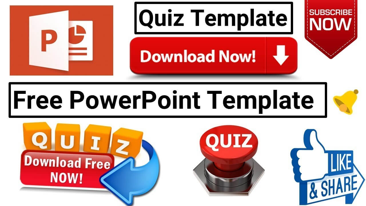 Download Free Template For Making Powerpoint Visual Quiz 2018 Updated Regarding Powerpoint Quiz Template Free Download
