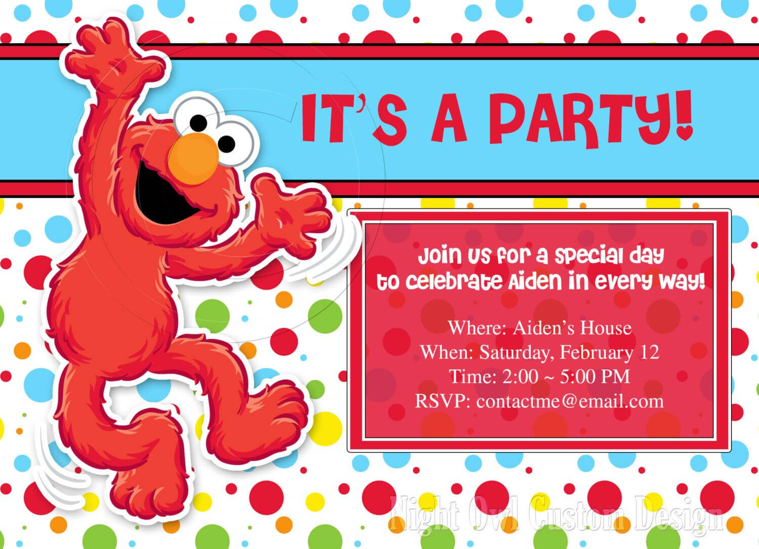 Download Now Free Template Free Printable Elmo Birthday With Elmo Birthday Card Template