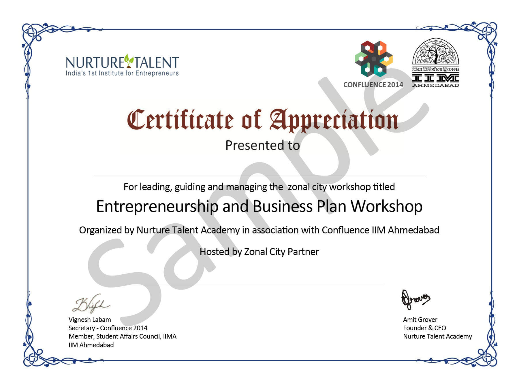 Downloads Iim A | Training In Digital Marketing In Certificate Of Participation In Workshop Template