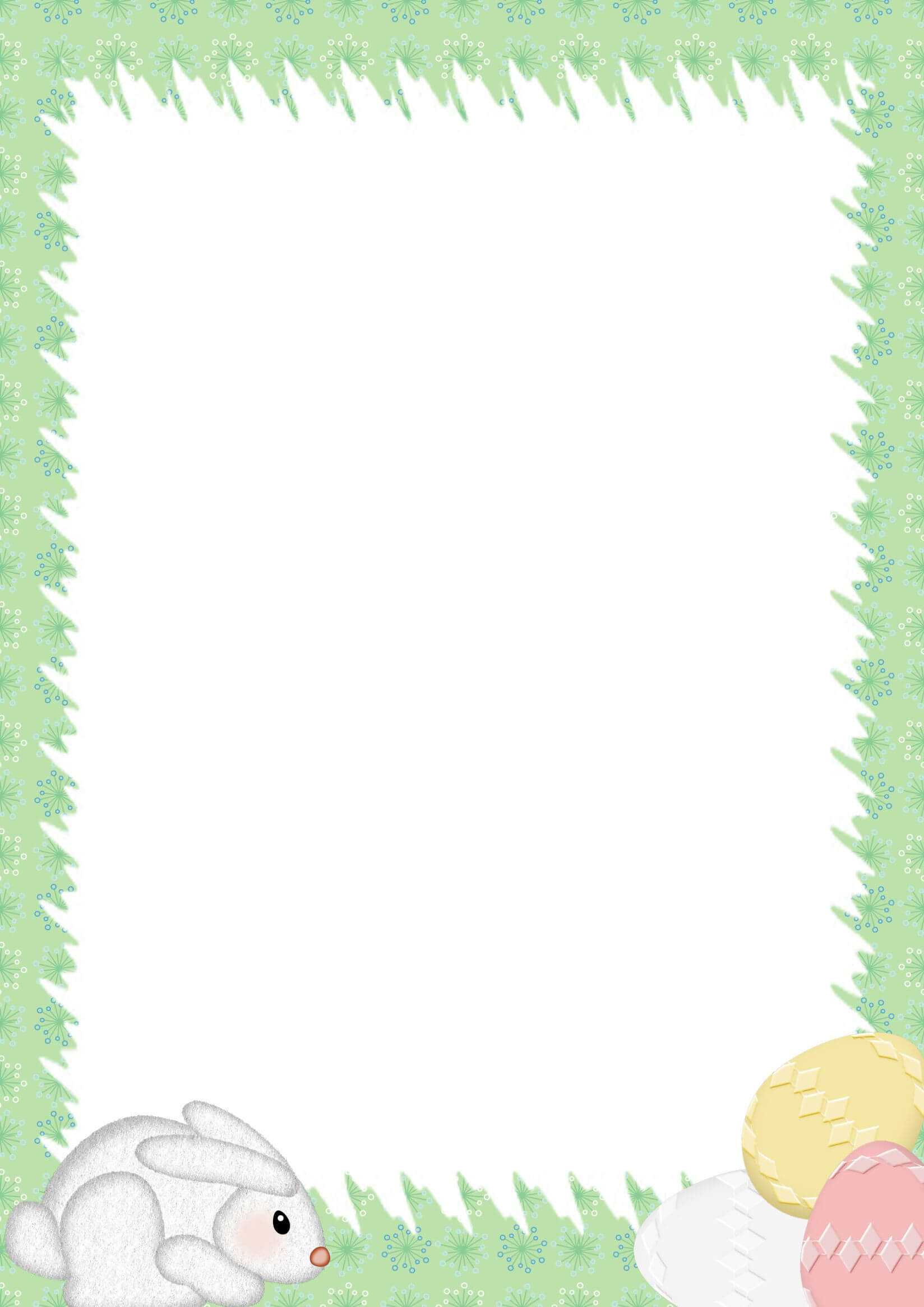 Easter Stationery | Microsoft Word Border Templates | Easter Regarding Word Stationery Template Free