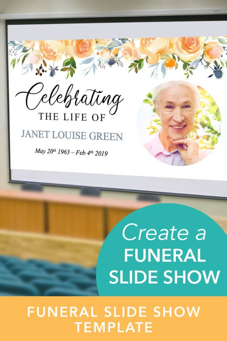 Easy To Edit Powerpoint Template To Share Your Loved One's With Funeral Powerpoint Templates