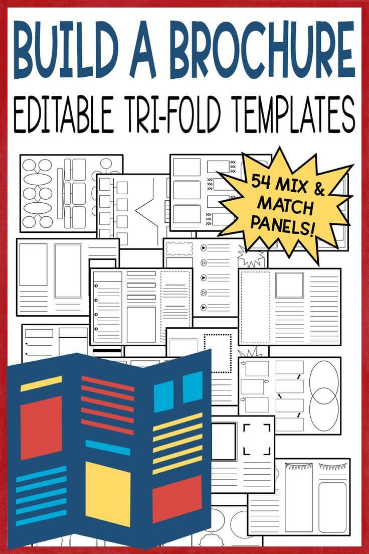 Editable Brochure Templates | Us History | Brochure Template In Student Brochure Template