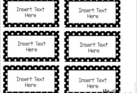 Editable Word Wall Templates | Classroom Labels Free, Label with Free Label Templates For Word