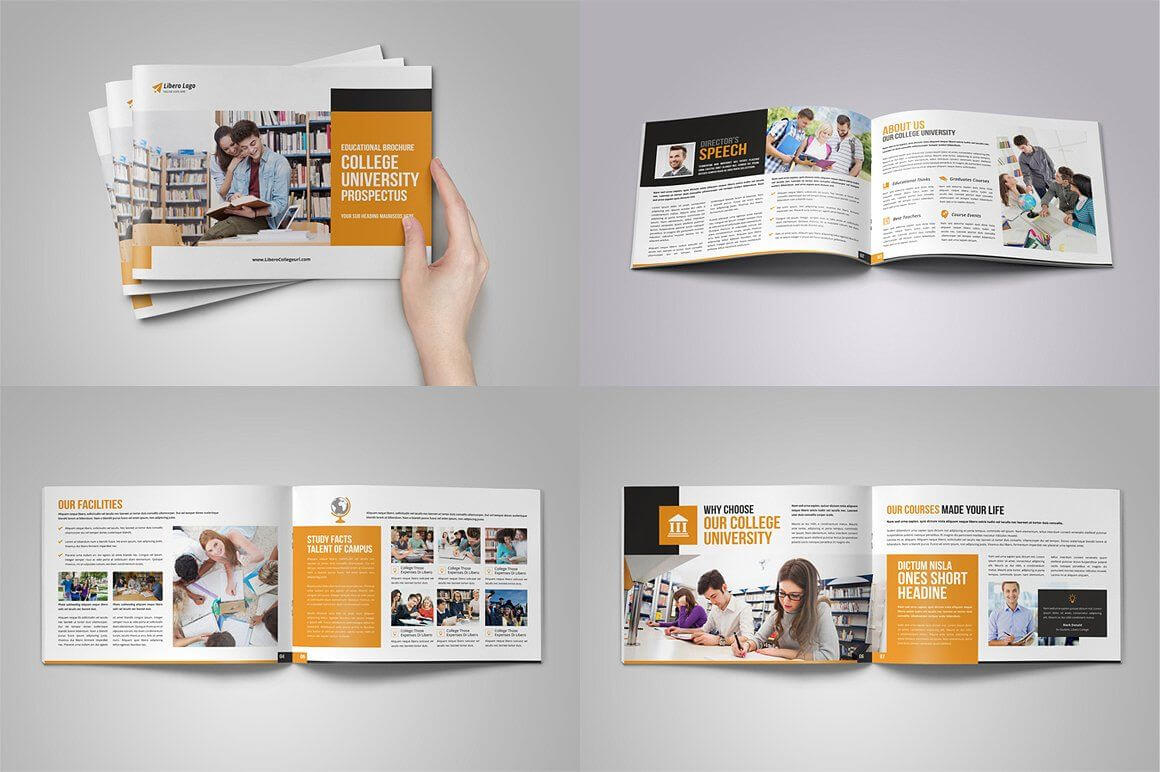 Education Prospectus Brochure Bundle #individual#template In Brochure Design Templates For Education