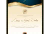 Elegant Blue Certificate Template with regard to High Resolution Certificate Template