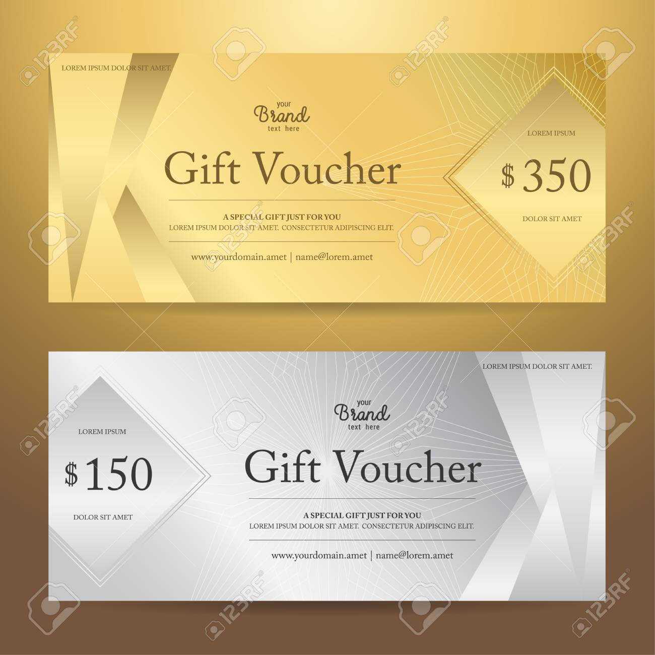 Elegant Gift Voucher Or Gift Card Or Coupon Template For Discount.. Inside Elegant Gift Certificate Template