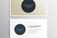 Elegrant Business Company Visiting Card Template within Company Business Cards Templates