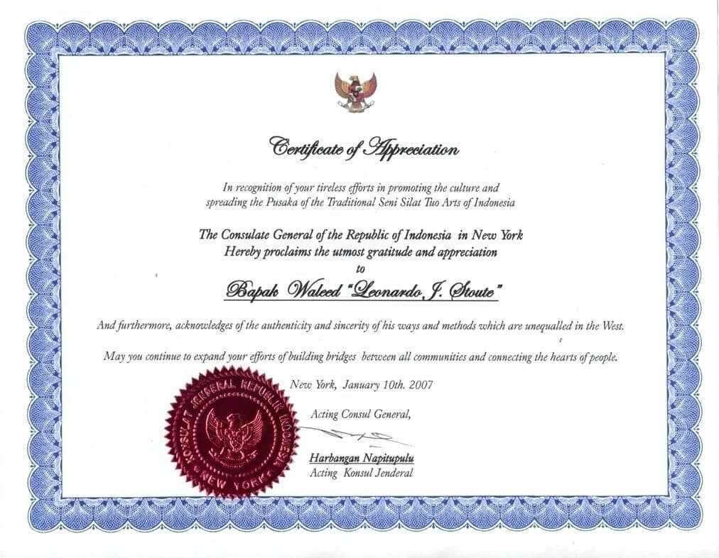 Employee Certificate Template Gold Seal Of Appreciation Pertaining To Gratitude Certificate Template