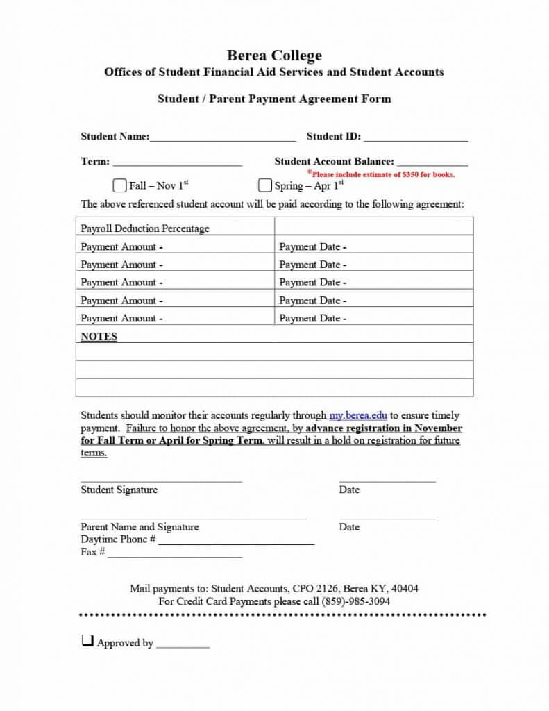 Employee Credit Card Agreement Template Uk Word Payment 40 Regarding Credit Card Size Template For Word