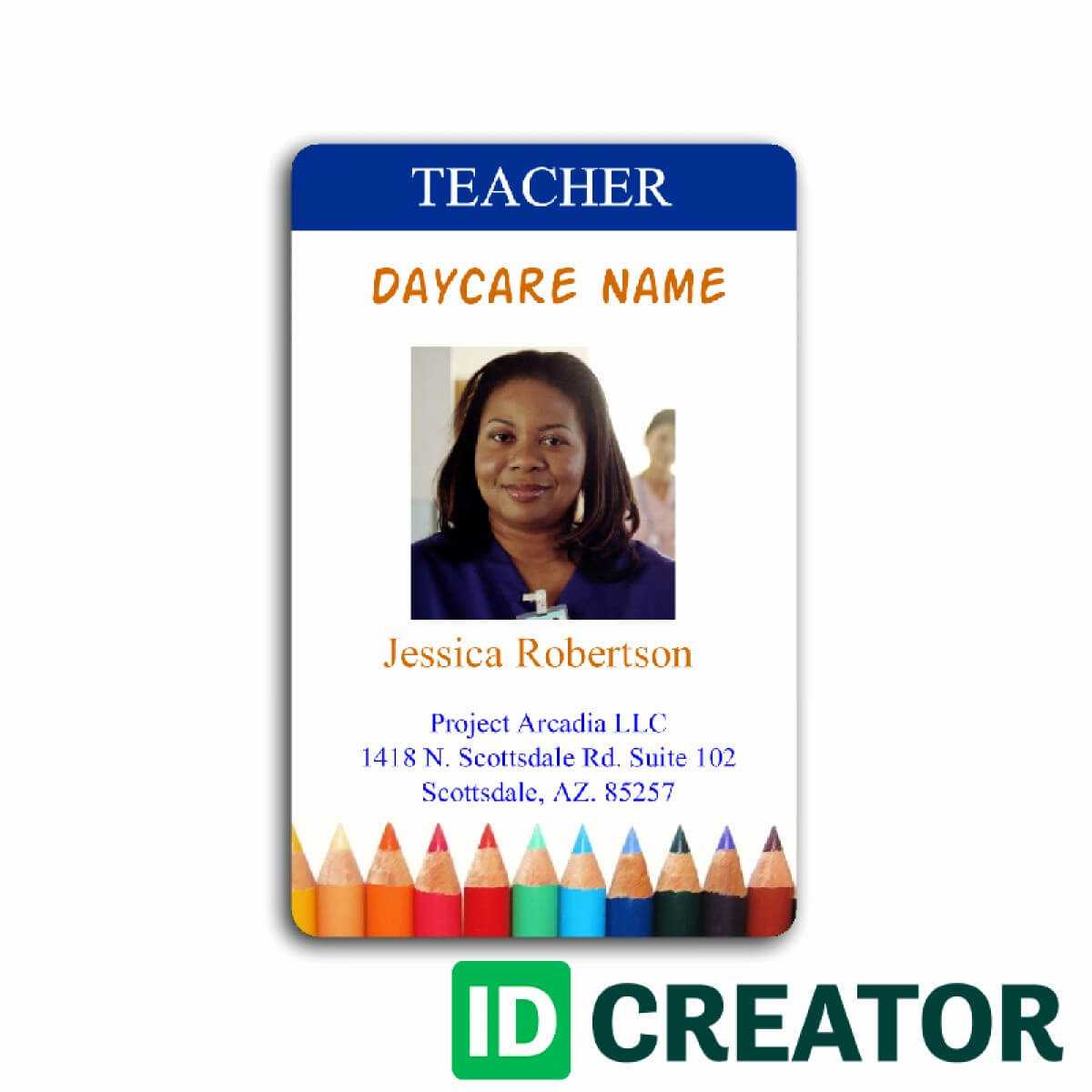 Employee Id Card Template | Locksmithcovington Template For Faculty Id Card Template