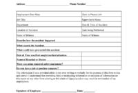 Employee Incident Report Template - Fill Online, Printable regarding Employee Incident Report Templates