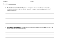 Employee Suggestion Form Word Format | Templates At for Word Employee Suggestion Form Template