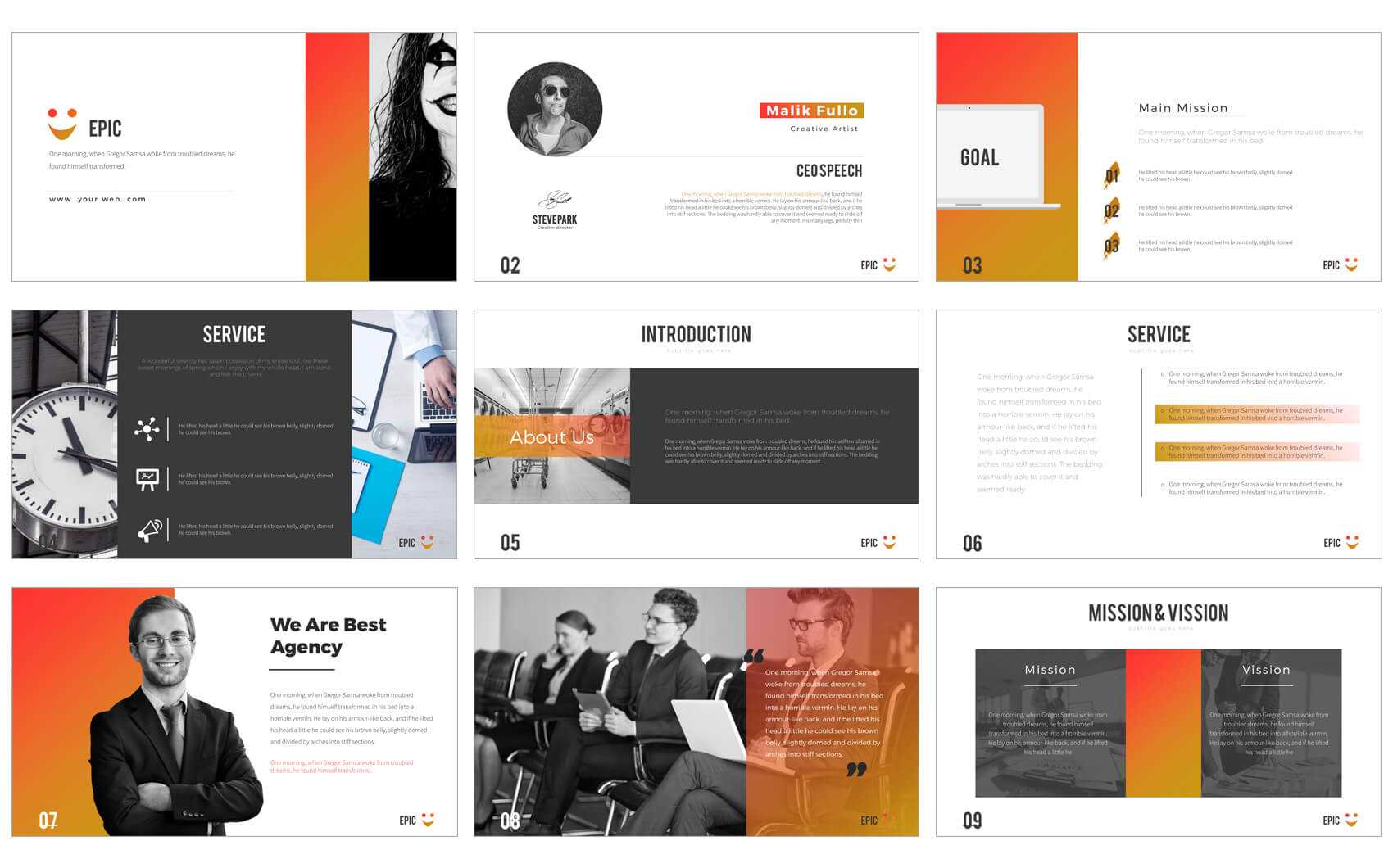 Epic Powerpoint Presentation Powerpoint Template Within Powerpoint Default Template