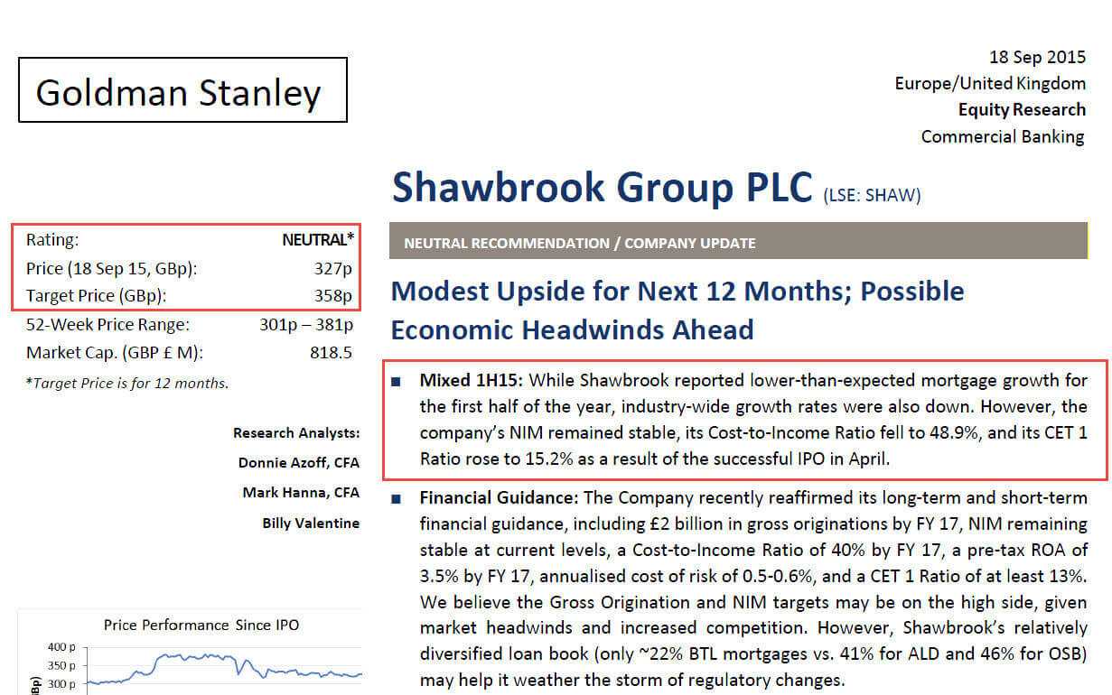 Equity Research Report: Samples, Tutorials, And Explanations Pertaining To Stock Analyst Report Template