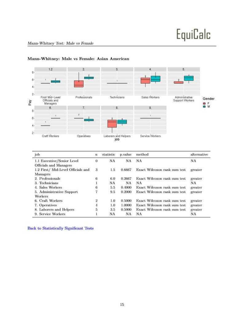 Equitytest: Eeo 1 Pay Equity Analysis Pertaining To Eeo 1 Report Template