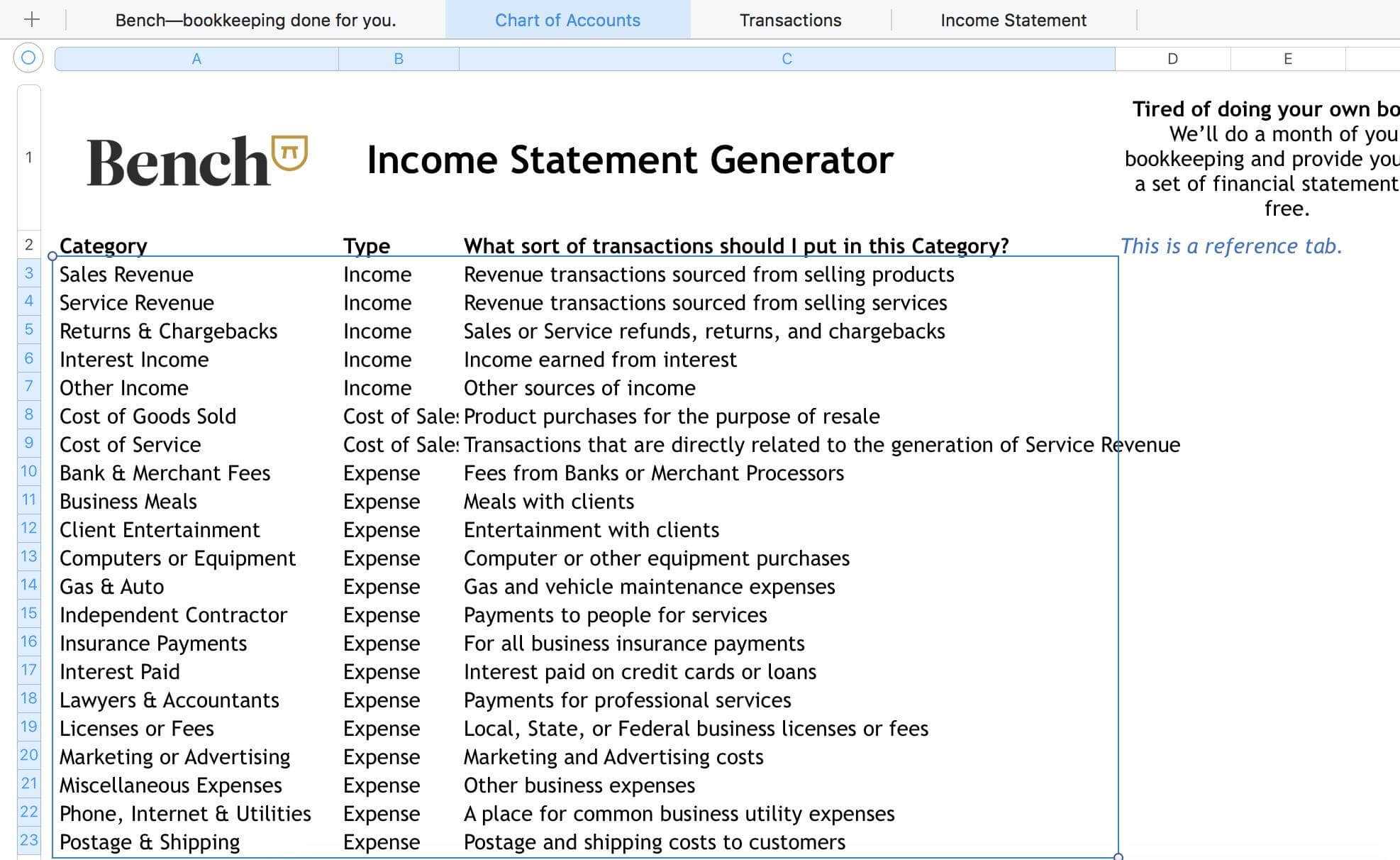 Excel Accounting: Doing Your Own Bookkeeping (Template Within Credit Card Statement Template Excel