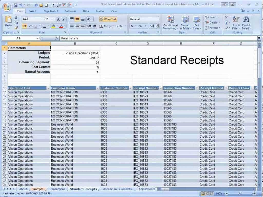 Excel Magic Trick Aging Accounts Receivable Reports With Ar Regarding Ar Report Template