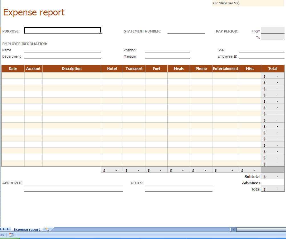 Expense Report Free Template – Bagla.ixpass.co Within Result Card Template