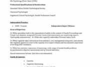 Expert Witness Report Template Letter Example Forensic Uk pertaining to Forensic Report Template