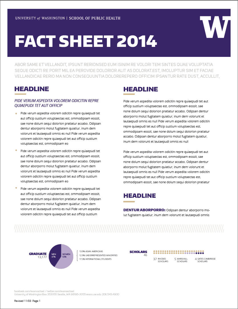 Fact Sheet Templates – Word Excel Samples Regarding Fact Sheet Template Word