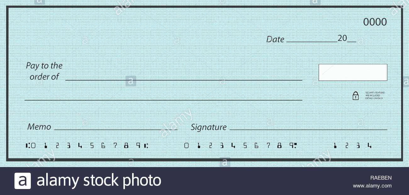 Fake Cheque Stock Photos & Fake Cheque Stock Images – Alamy With Blank Cheque Template Uk