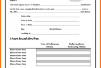 Fake Medical Certificate Template Download within Fake Medical Certificate Template Download