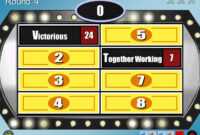 Family Feud - Powerpoint Template Download; Best One I Could for Family Feud Powerpoint Template With Sound