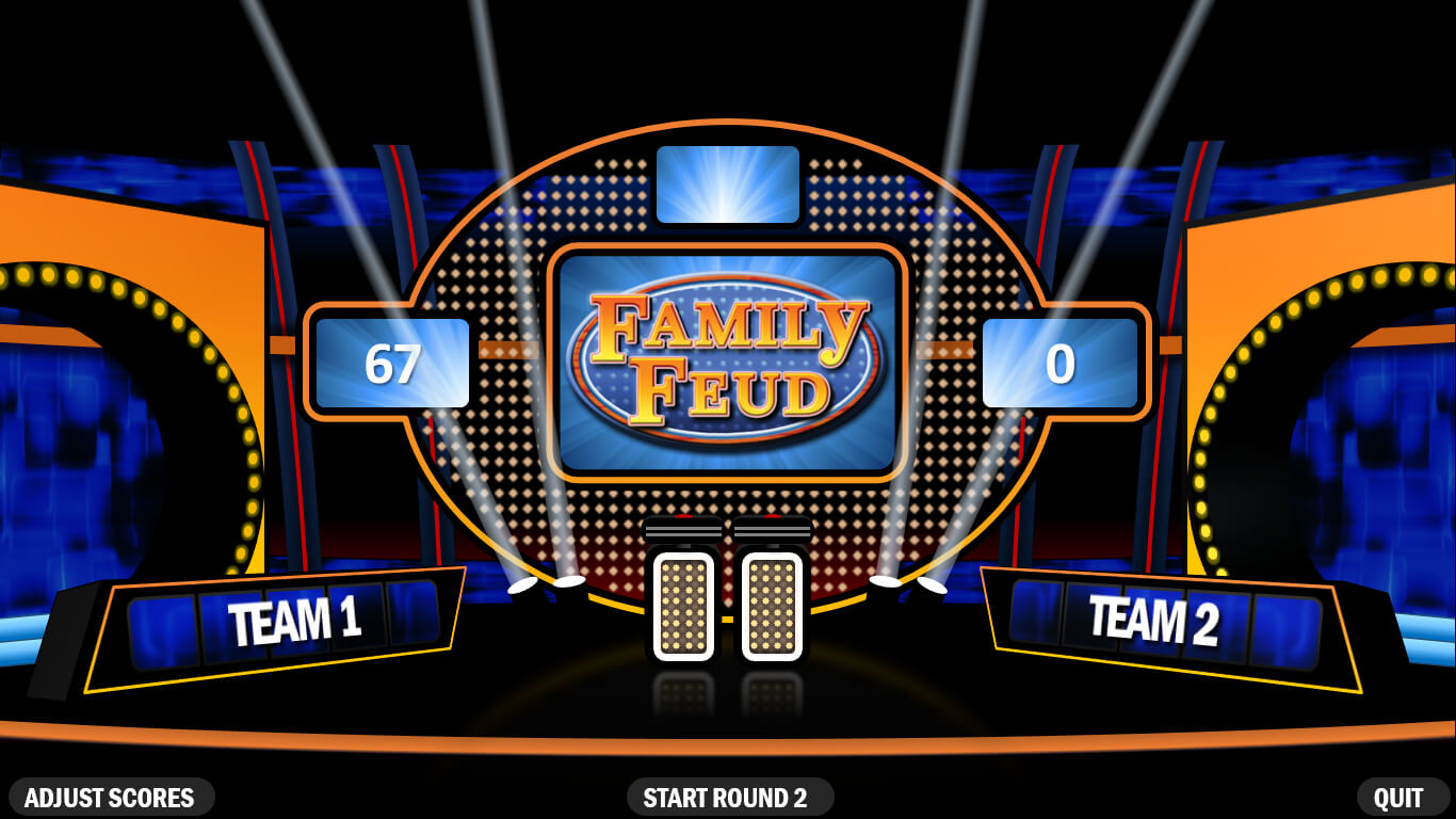 Family Feud | Rusnak Creative Free Powerpoint Games Regarding Family Feud Game Template Powerpoint Free