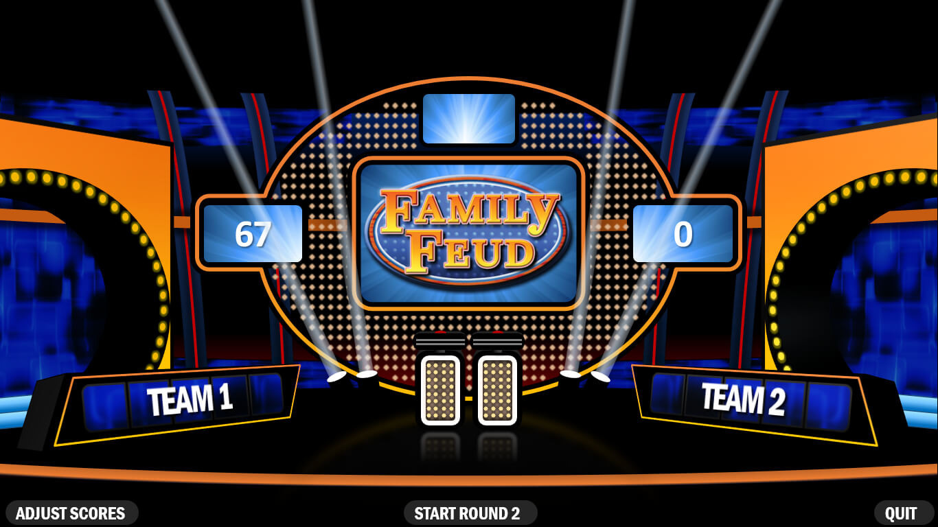 Family Feud | Rusnak Creative Free Powerpoint Games With Regard To Family Feud Powerpoint Template With Sound