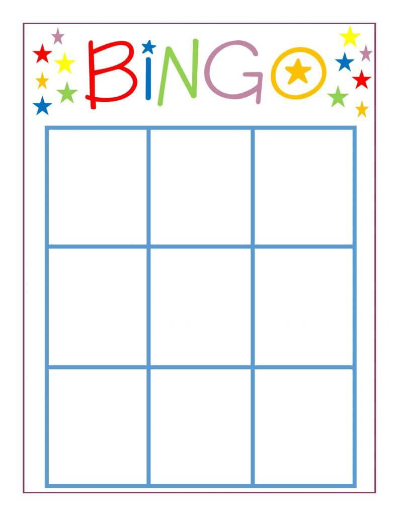 Family Game Night: Bingo | Blank Bingo Cards, Math Bingo Pertaining To Blank Bingo Template Pdf