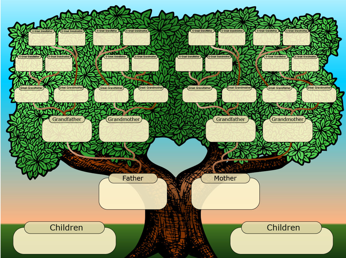 Powerpoint Family Tree Template