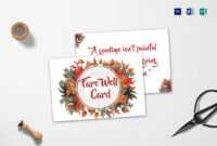Farewell Card Template Word - Cumed pertaining to Farewell Card Template Word