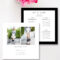 Fashion &amp; Beauty Blogger Rate Card Template |Stephanie for Rate Card Template Word