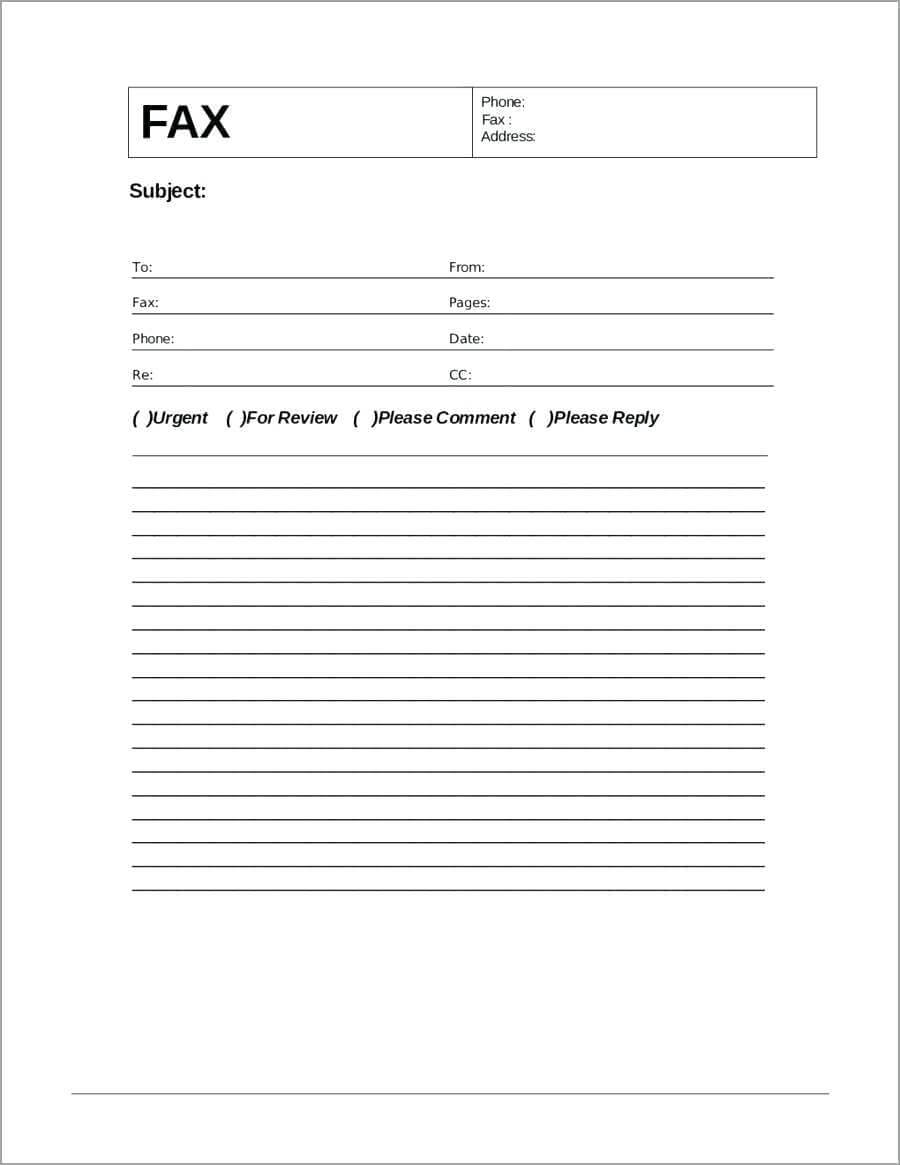 Fax Cover Sheet Template Printable – Wovensheet.co Regarding Fax Cover Sheet Template Word 2010