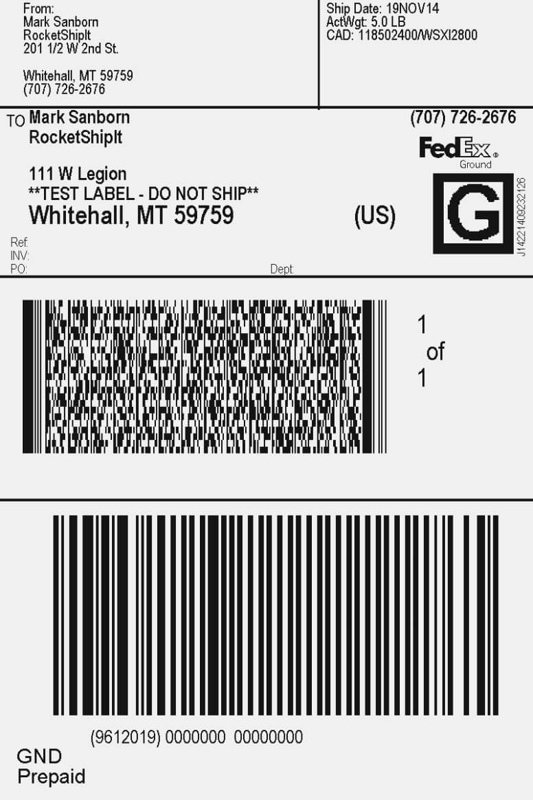 Fedex Label Template Word – Cumed With Fedex Label Template Word