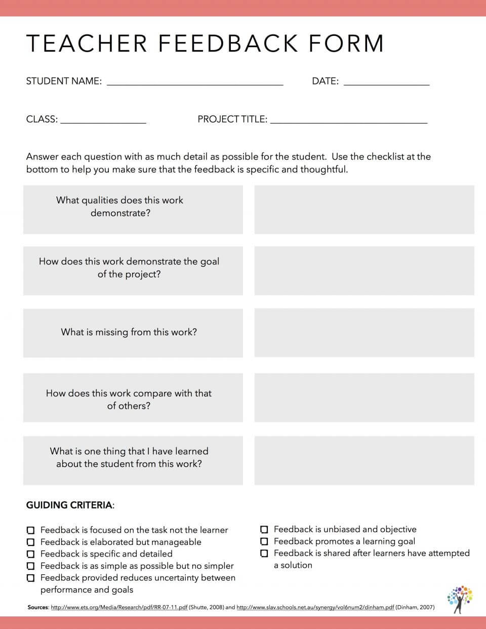Feedback Form 20 Free Templates In Pdf Word Excel Download Within Student Feedback Form Template Word