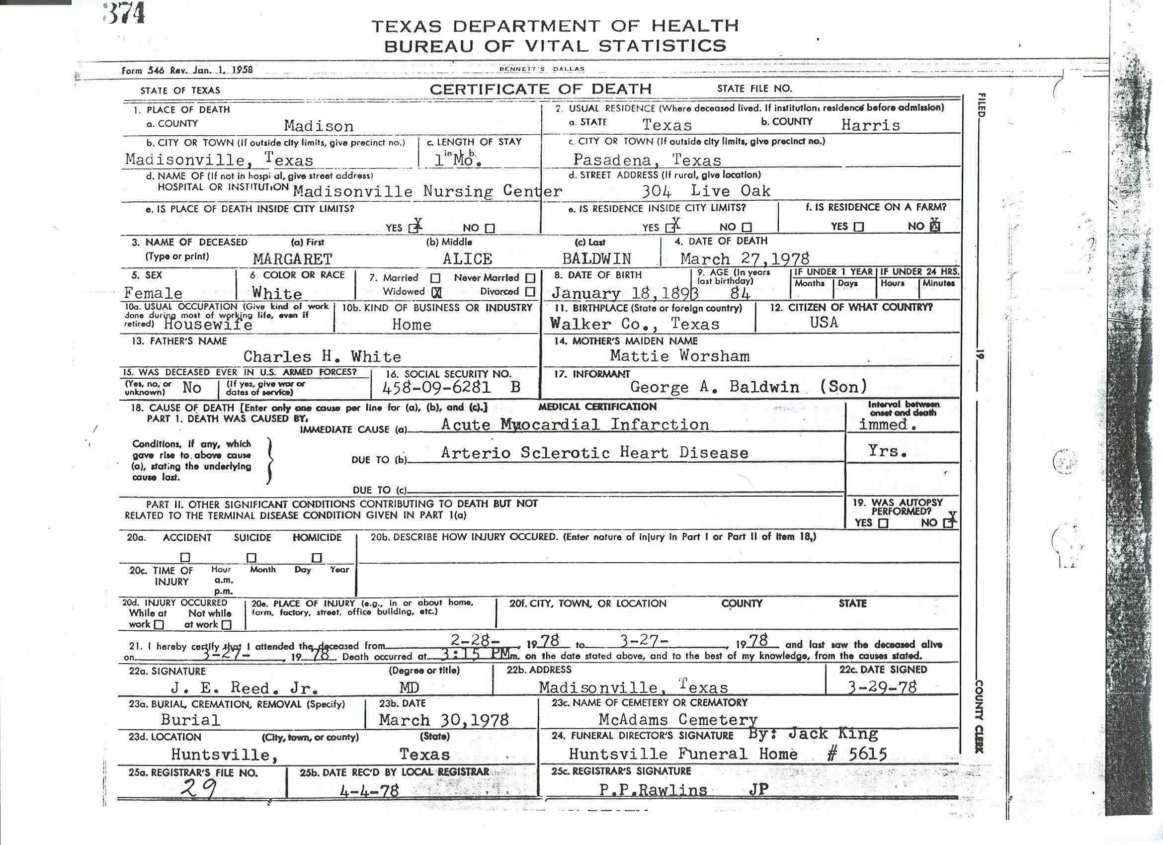 Fetal Death Certificate – Major.magdalene Project With Regard To Baby Death Certificate Template
