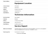 Field Service Report Template (Better Format Than Word throughout Field Report Template