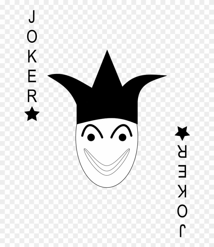 File Cards Black Svg – Joker Transparent Card Png Clipart For Joker Card Template